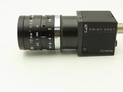 Point Grey Flea2 FL2-08S2M Digital Firewire Camera IEEE-1394 0.8Mp w/12mm Lens