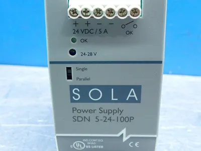 Used SOLA SDN524100P DIN Rail Power Supplies Ohio US | HGR 24 #872869