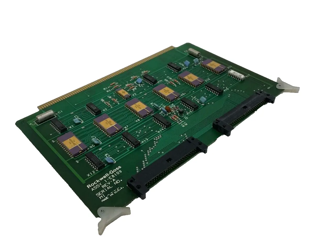 REPAIRED ROCKWELL-GOSS 1-E8109 COMPONENT BOARD REV-A 1E8109