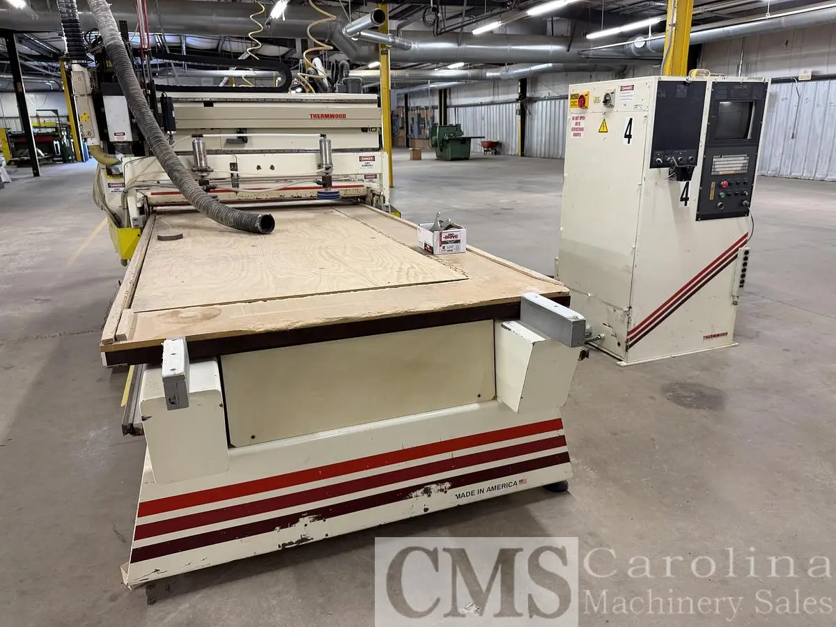 Used 2005 THERMWOOD MODEL C53 CNC ROUTER WITH ROLLER HOLD DOWN CNC Routers North Carolina US | CAROLINA MACHINERY SALES #1493551