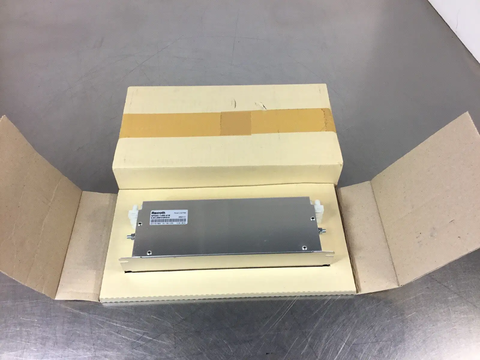 REXROTH NFD03.1-480-016 POWER LINE FILTER 3xAC 480V 16A Loc.4A