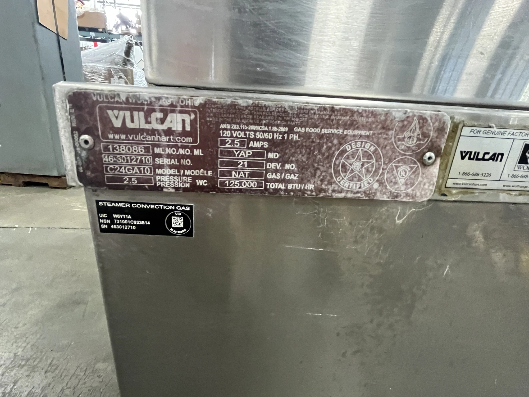 USED Vulcan C24GA10