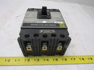 Square D FAL32015 15 Amp 240 VAC 250 VDC 3 Pole Molded Case Circuit Breaker