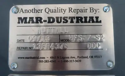 USED NUTALL HFS57-S2