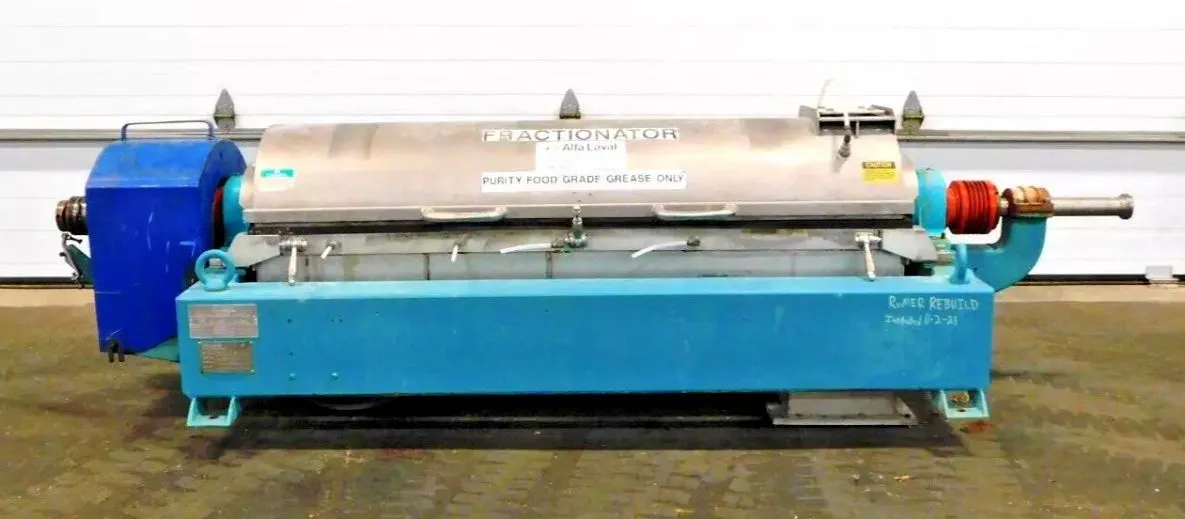 Alfa-Laval NX 418B-31G decanter centrifuge, 316SS.