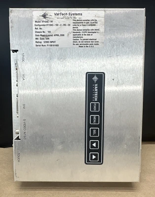 USED VarTech Systems VT104C-102-2-RS-00