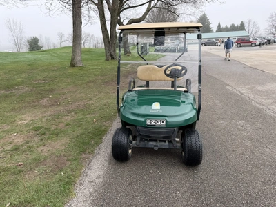 (1) 2017 E-Z-Go golf cart with a Kawasaki gas engine, model 625111G01, does not include Club canopy ...