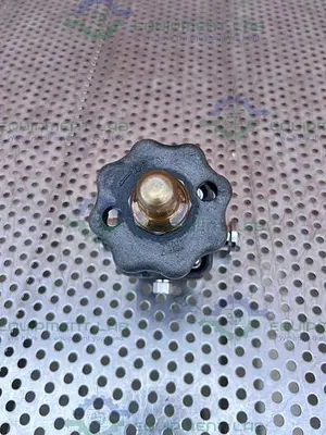 USED ITT PURE FLO .75-316L-RA15MAX-CWP150 DIAPHRAGM VALVE W/ 3/4" SANITARY FITTING