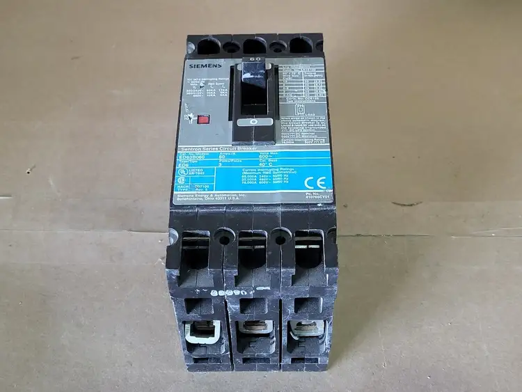 Used SIEMENS ED63B060 Switchgears British Columbia CA | Lenmark #239106