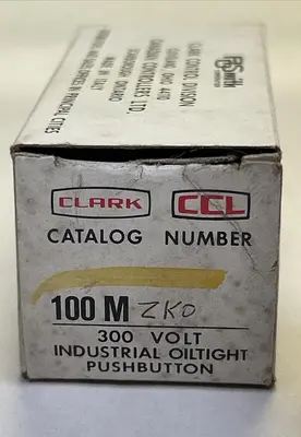 New | in-Stock CLARK 100MZKO Miscellaneous Equipment (Electrical & Power) | Surplus Asset Holdings #1200596