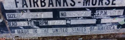 USED FAIRBANKS MORSE 5811