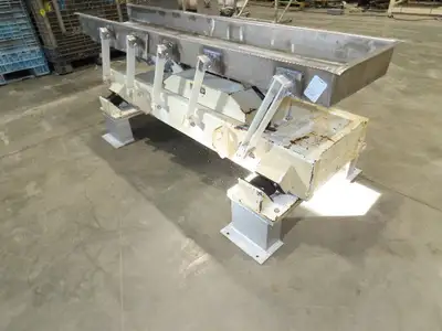 Link-Belt LBL 18"x7' Stainless Vibrating Shaker Feeder Conveyor Food Process