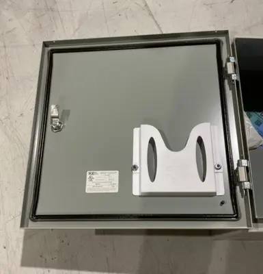 New | in-Stock Saginaw Control & Engineering Enclosure 20" x 20" x 10" Gray Electrical Boxes Michigan US | Maverick Industrial Sales #1475158