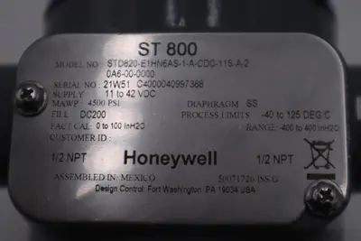 HONEYWELL STD820-E1HN6AS-1-A-CDC-11S-A-20A6-00-0000 / STD820 TRANSMITTER G382A