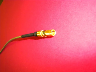 NEW BELDEN 1671A TIN WIRE WITH GOLD CONNECTOR- MALE