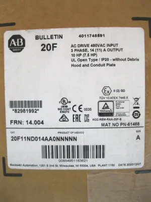 NEW Allen-Bradley 20F-11ND014AA0NNNNN