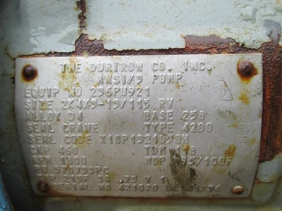 Used _UNKNOWN_ _UNKNOWN_ Centrifugal Pumps Ohio US | Federal Equipment Company #1553320