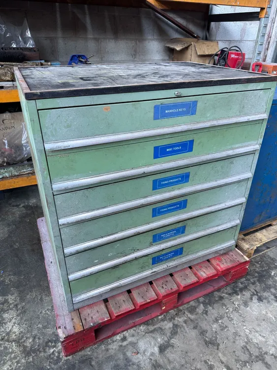Used Tooling Cabinet 6 Drawer Material Handling (misc) GB | Bowland Trading Ltd #1214147