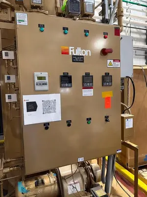 Fulton Thermal Fluid Heater Skid — 480V 3-Phase Complete Skid System with Pump, Motor & Control Panel