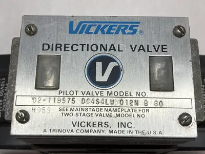 New | in-Stock EATON VICKERS DG4S4LW-012A-B-60 Pump & Valve Parts | Surplus Asset Holdings #1219366