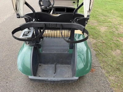 (1) 2015 E-Z-Go golf cart with a Kawasaki gas engine, includes Club canopy, ball washer, fold-down w...