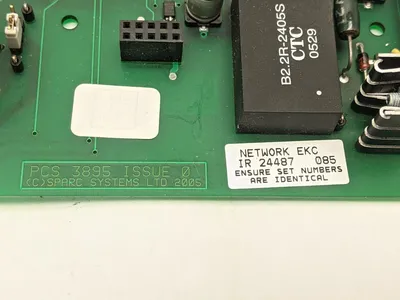 PCS3895,24487 | Sparc Systems PCS 3895 IR 24487 Automated Counter Network Card PCB - Used