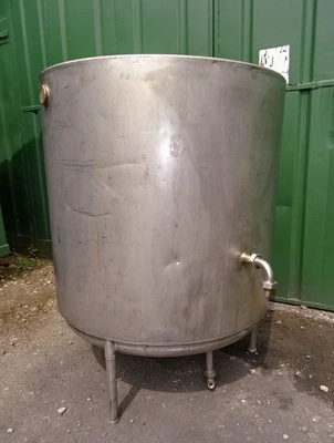 1,300L S/S Open Top Tank