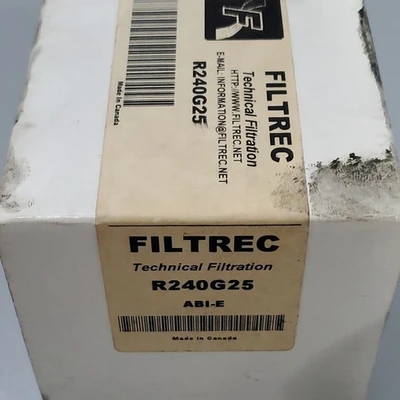 *NEW* Filtrec R240G25 Hydraulic Technical Filtration ABI-E + Warranty!