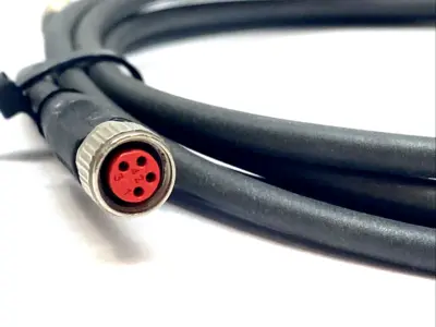 Used Beckhoff Double-Ended Power Cordset M8 4-Pin 2M 017947 Cable & Wire Michigan US | Maverick Industrial Sales #1400515
