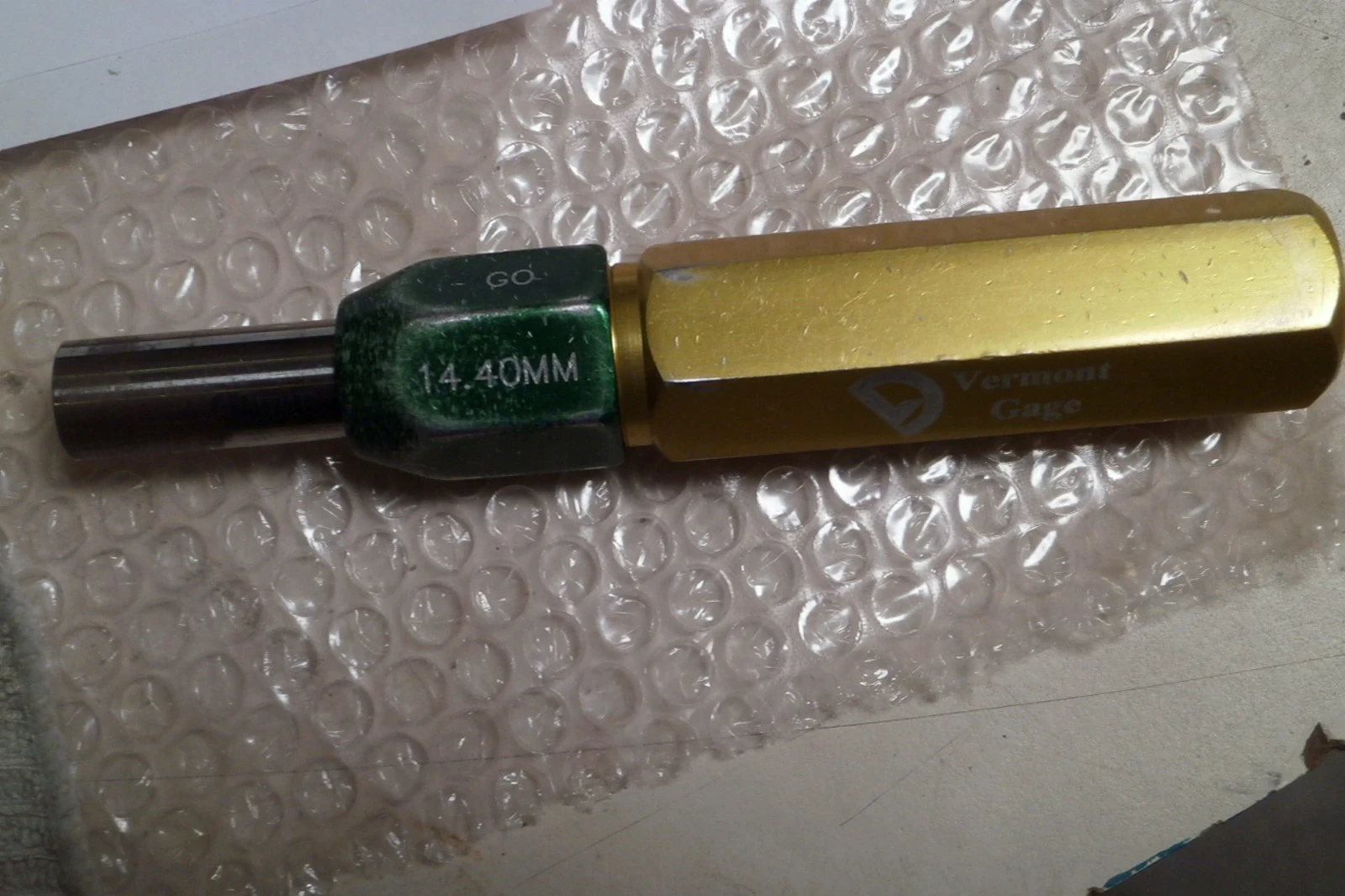 USED Vermont Gage 132106110  14.40mm Plug Gage