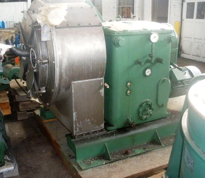 Krauss-Maffei SZ 70 pusher centrifuge, 316SS.
