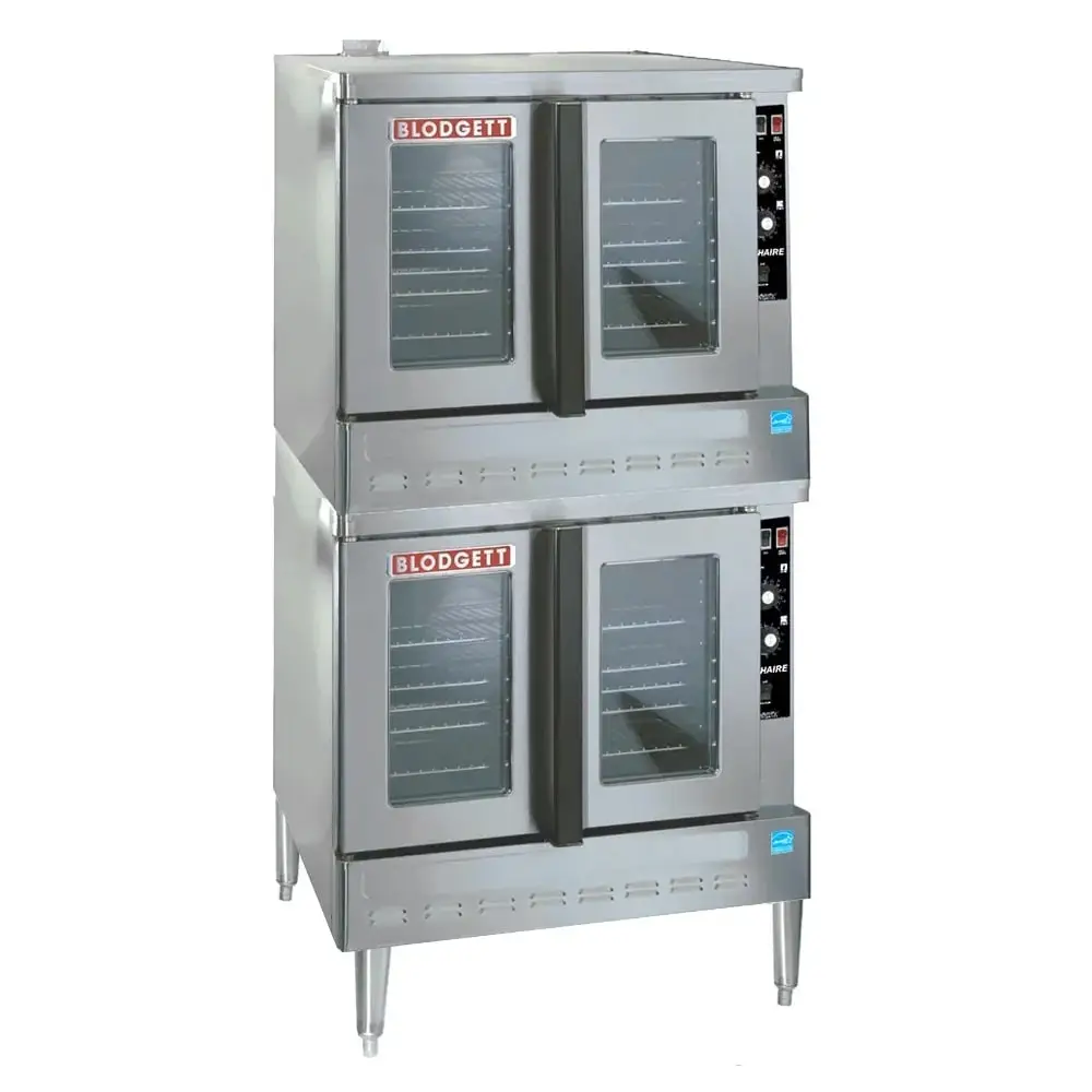 Blodgett ZEPH-100-G-ES Zephaire Double Full Size Natural Gas Convection Oven - 45,000 BTU
