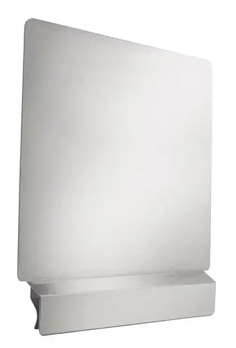 Krowne 30-324 Royal Series Universal Fryer Splash Guard - 20 1/2"D x 18"H, Stainless Steel