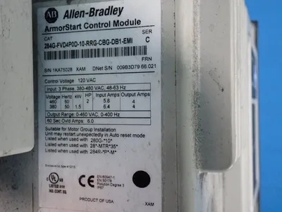 USED ALLENBRADLEY 284GFVD4P0D10RRGCBGDB1EMI
