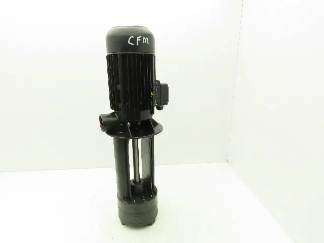 Brinkmann KTF152/330+1081 Plastic Chemical Immersion Pump 35gpm 1.7Hp 230V 3PH