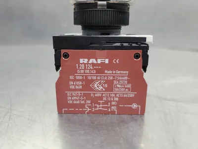RAFI 1.20124 (250VAC/10A) Rotary Switch. 4E-24