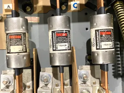Used Square D Fusible Bus Plug-In Unit, I-Line, 3-Pole, 3-Fuse, 600VAC, 200A Bus Bars & Plugs Michigan US | Maverick Industrial Sales #1441683