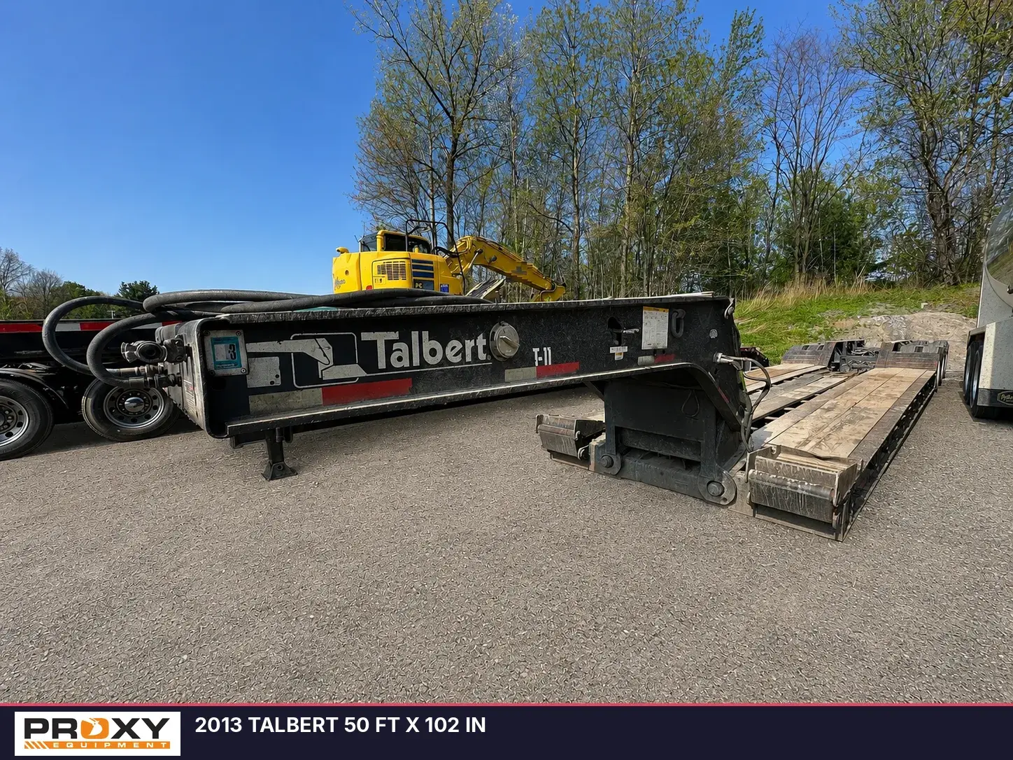 Used 2013 TALBERT 50 FT X 102 IN Lowboy Trailers Pennsylvania US | Proxy Equipment #1388772