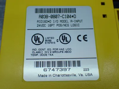 Used FANUC A03B0807C104 Input / Output Modules Ohio US | HGR 24 #885648
