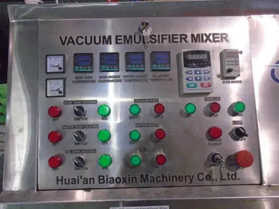 Used Biaoxin BXZRH 100 Litre Vacuum Emulsion Mixer