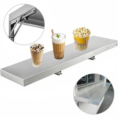 Folding concession shelf - 4' or 6' or 8'