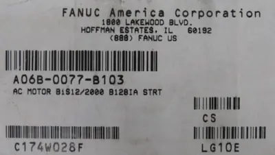 NEW FANUC A06B-0077-B103 SERVO MOTOR A860-2020-T301 A06B0077B103