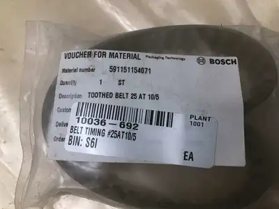 B&B Manufacturing 32AT10/1250 Timing Belt 10mm X 32mm X 1250mm -NIB