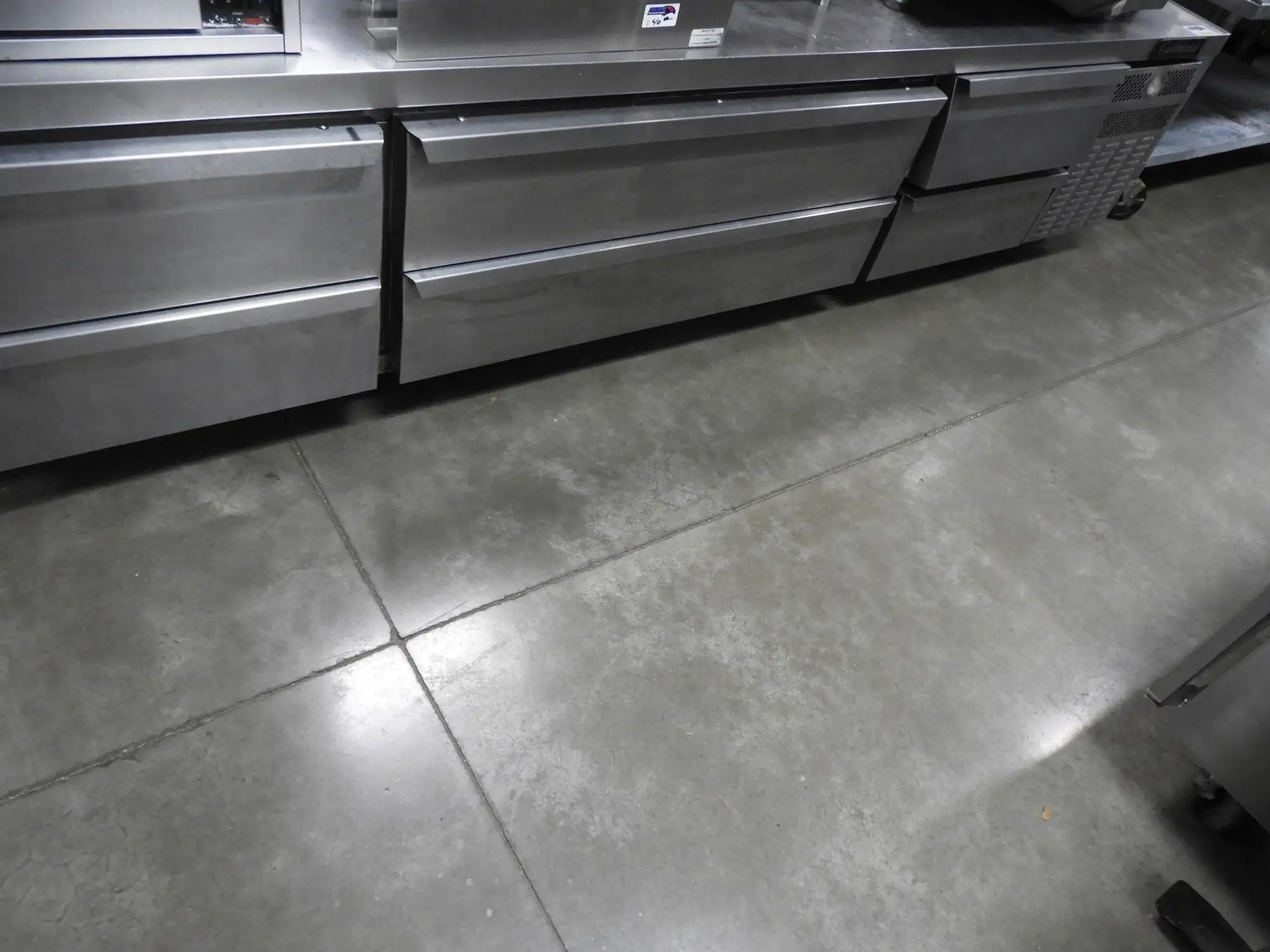 Used Continental Used Continental D108GN 108"x35"x26" 6 Drawer Commercial Chef Base As Is Chef Bases Illinois US | Falcon Restaurant Supply #1376446
