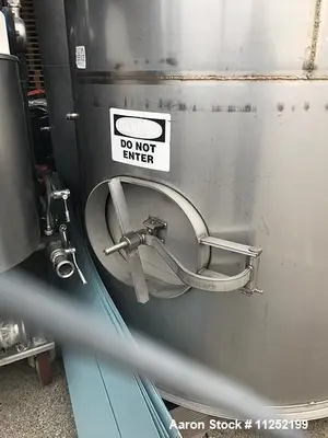 Used 2,400 Gallon Stainless Steel Single-Wall Storage Tank