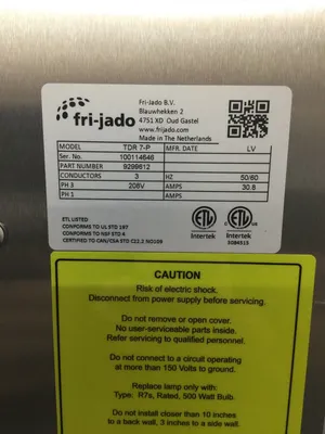 NEW Fri Jado TDR7 Programable 40 Chicken Rotisserie Oven, NEW Scratch & Dent