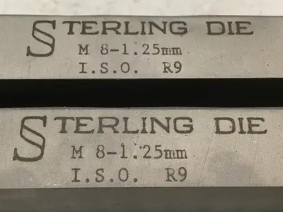 New | in-Stock STERLING DIE IS-M080-000XB3124-0002877 Taps & Dies Michigan US | Ideal Machinery #1308789