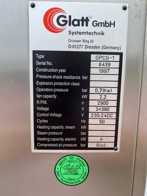 USED GLATT GPCG-1