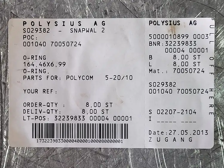 New | in-Stock POLYSIUS 4204017450 Parts British Columbia CA | Lenmark #269862