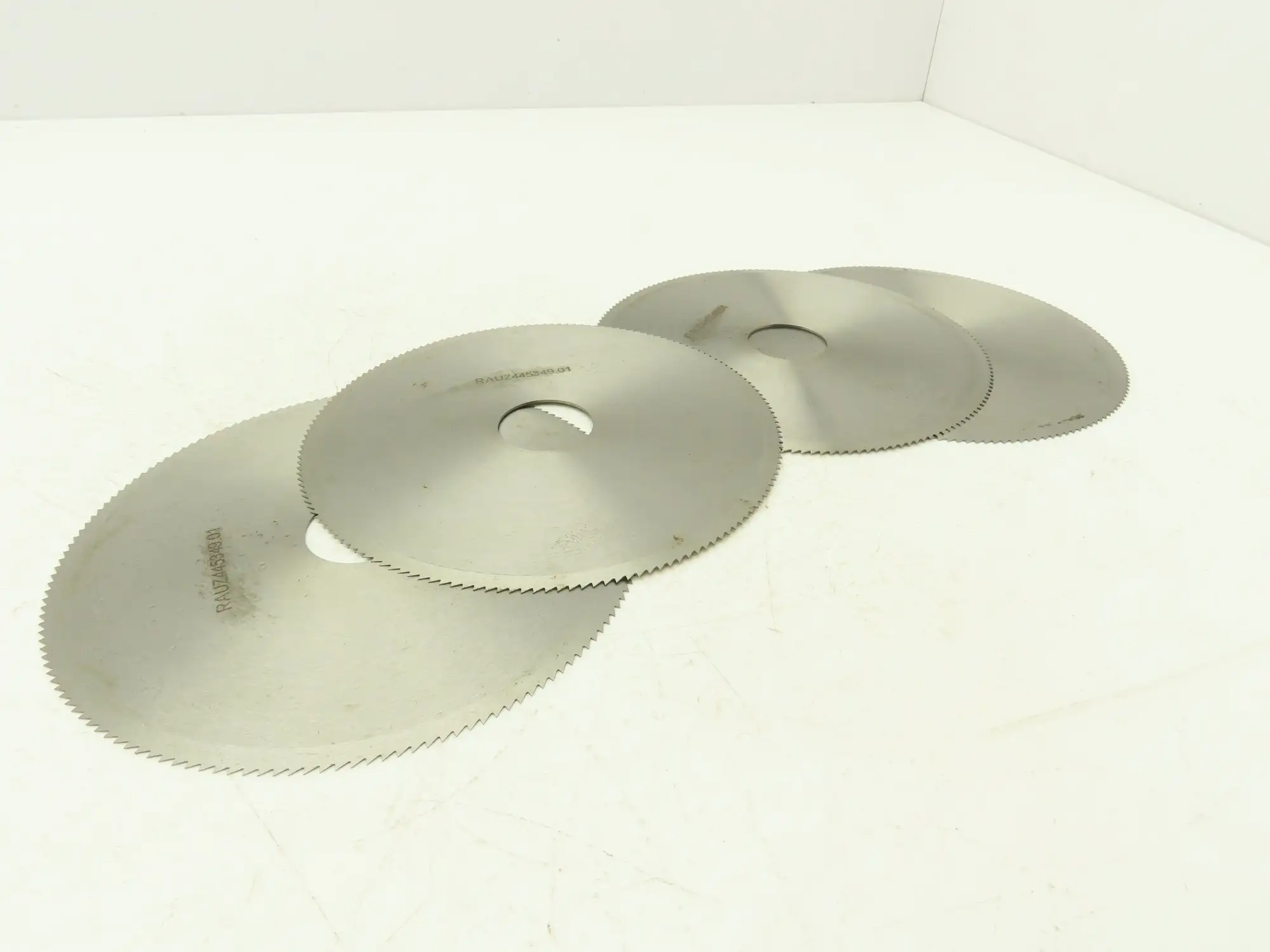 Metso RAUZ445349 D1 Blades Right Handed Beveled One Side 6-1/4" OD Lot of 4